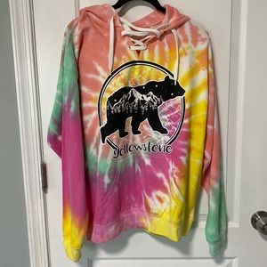 Tie dye hoodie size M